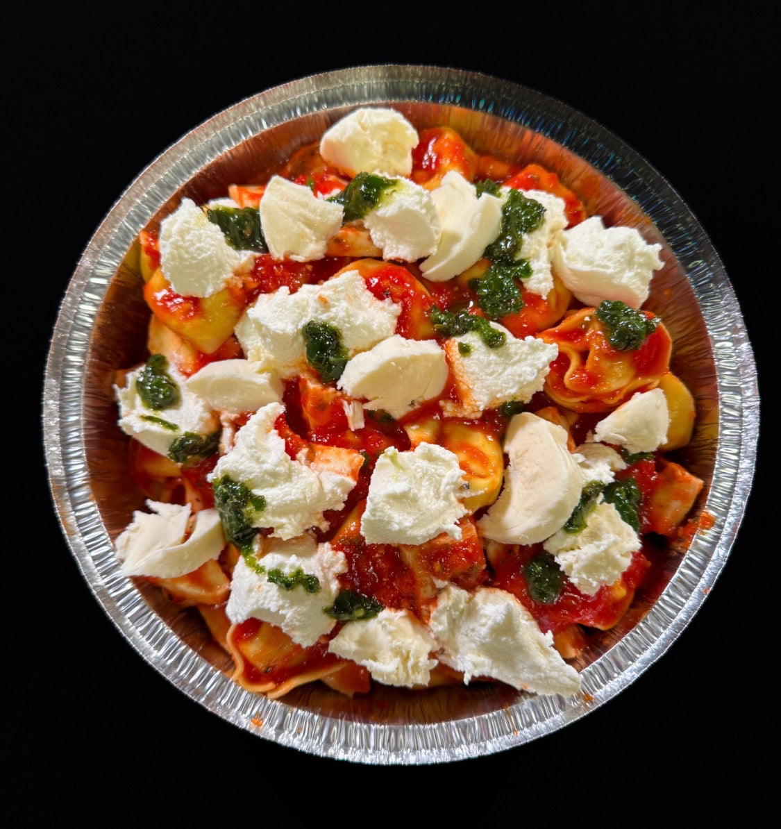 WO 9/27/26 - Tortellini Alforno : Tortellini baked in a Rich Tomato Sauce, Ricotta Cheese and Fresh Mozzarella