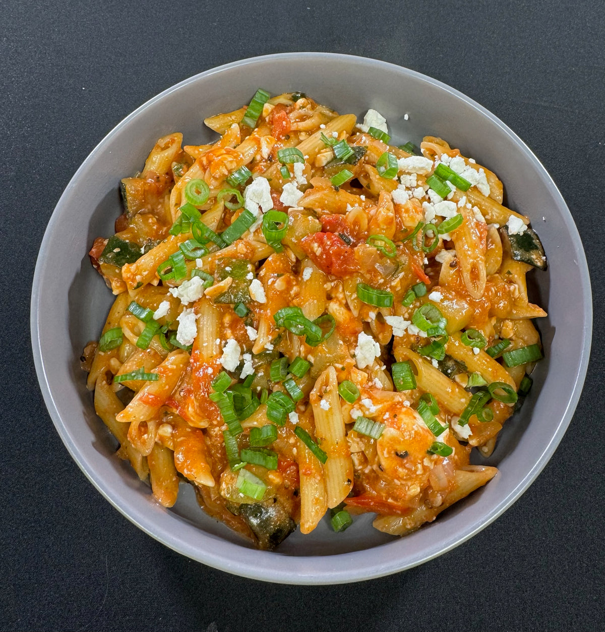 WO 10/4/26 - Tic Tok Baked Feta and Penne w/ Grape Tomatoes, Zucchini and Basil
